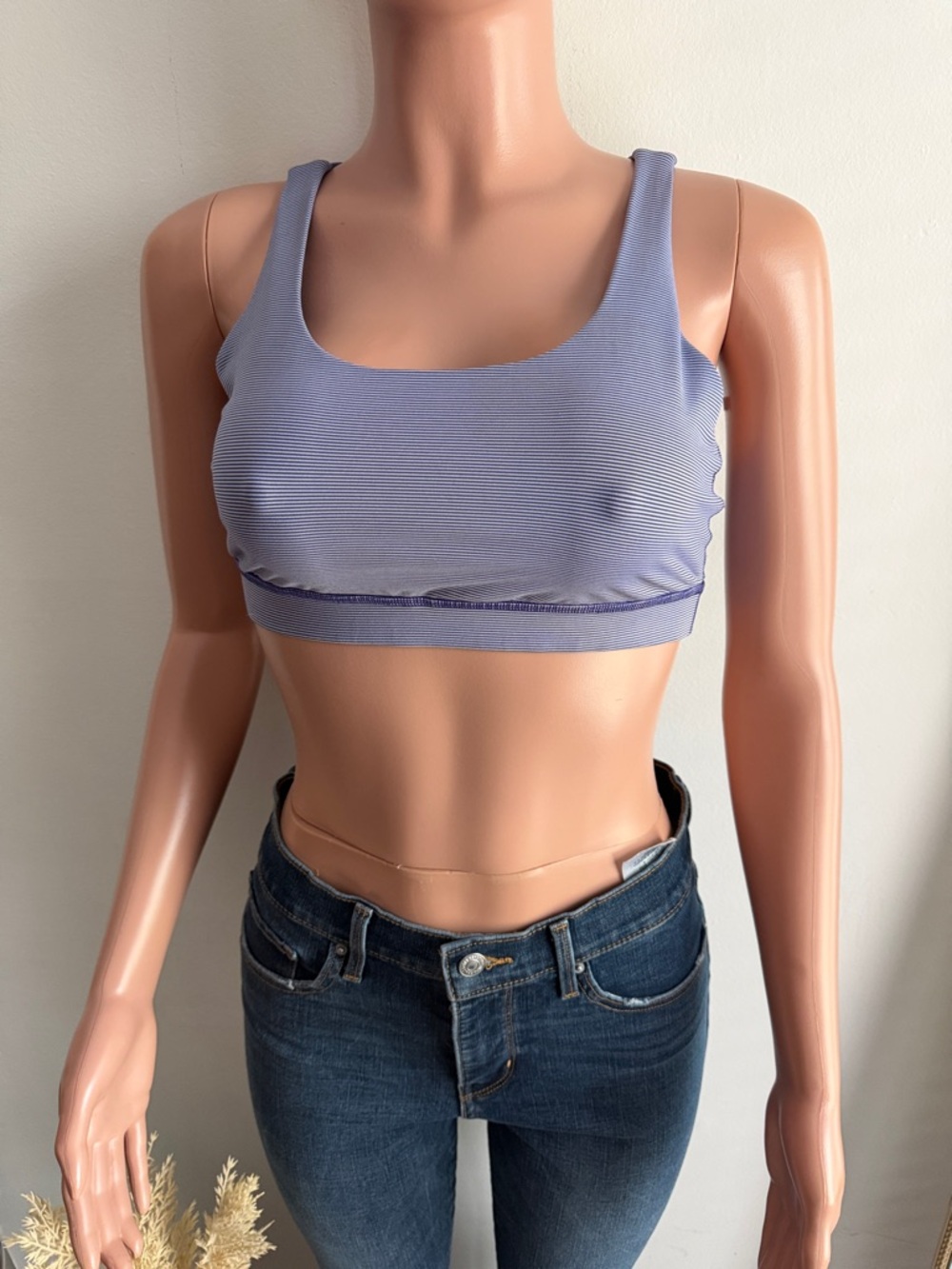 lululemon athletica Lilac Scoop Ribbed Sports Bra - Picture 1 of 5